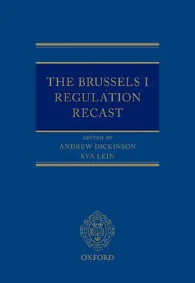 Dickinson / Lein |  BRUSSELS I REGULATION RECAST C | Buch |  Sack Fachmedien