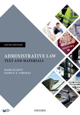Varuhas / Elliott | Administrative Law | Buch | 978-0-19-871946-5 | sack.de