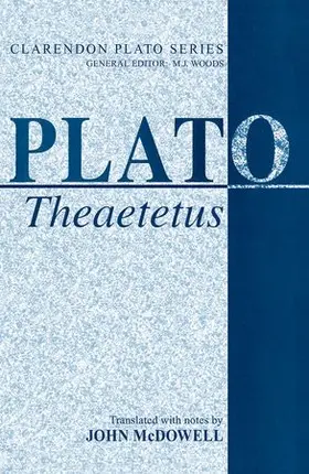 Plato |  Theaetetus | Buch |  Sack Fachmedien
