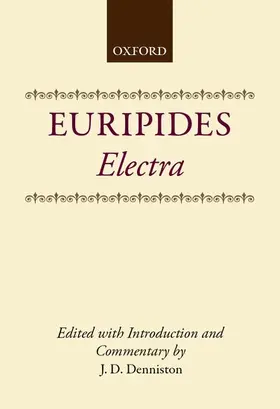 Euripides / Denniston |  Electra | Buch |  Sack Fachmedien