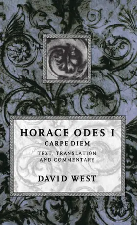 Horace |  Horace Odes I | Buch |  Sack Fachmedien