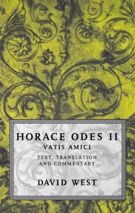 Horace |  Horace Odes II | Buch |  Sack Fachmedien