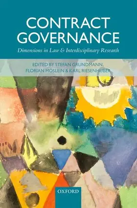 Al / Grundmann / Möslein |  CONTRACT GOVERNANCE C | Buch |  Sack Fachmedien