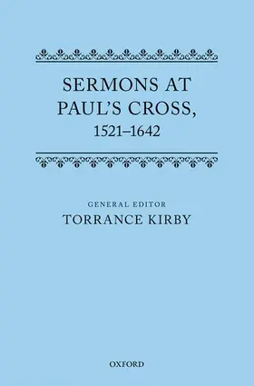 Kirby / Stanwood / Morrissey |  Sermons at Paul's Cross, 1521-1642 | Buch |  Sack Fachmedien