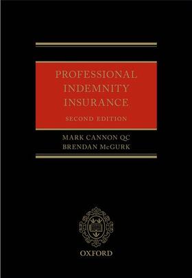 Cannon QC / McGurk | Professional Indemnity Insurance | Buch | 978-0-19-872518-3 | sack.de