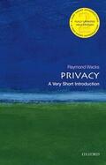 Wacks |  Privacy: A Very Short Introduction | Buch |  Sack Fachmedien