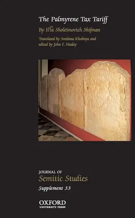 Shifman / Healey |  The Palmyrene Tax Tariff | Buch |  Sack Fachmedien