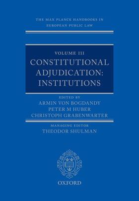 von Bogdandy / Huber / Grabenwarter | The Max Planck Handbooks in European Public Law | Buch | 978-0-19-872641-8 | sack.de