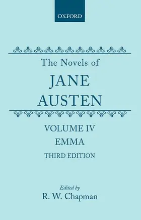 Austen / Chapman |  The Novels of Jane Austen | Buch |  Sack Fachmedien