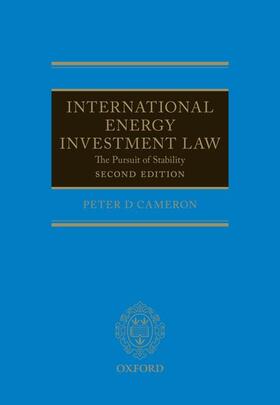 Cameron |  International Energy Investment Law | Buch |  Sack Fachmedien