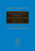 Cameron |  International Energy Investment Law | Buch |  Sack Fachmedien