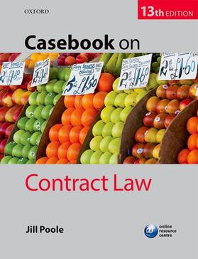 Poole | Casebook on Contract Law | Buch | 978-0-19-873281-5 | sack.de