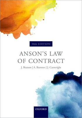 Beatson / Beatson FBA / Burrows FBA, QC (Hon) | Anson's Law of Contract | Buch | 978-0-19-873478-9 | sack.de