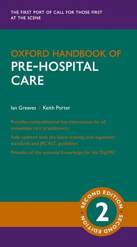 Greaves / Porter |  Oxford Handbook of Pre-Hospital Care | Buch |  Sack Fachmedien