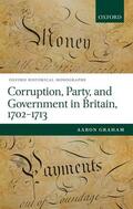 Graham |  Corruption, Party, and Government in Britain, 1702-1713 | Buch |  Sack Fachmedien