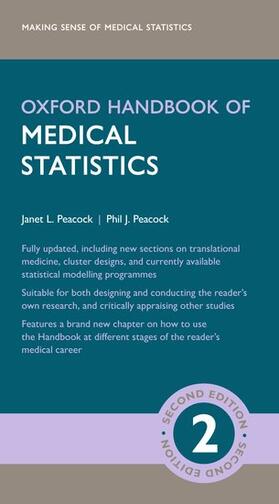 Peacock | Oxford Handbook of Medical Statistics | Loseblattwerk | sack.de