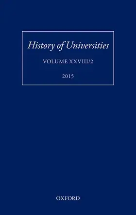 Feingold |  History of Universities | Buch |  Sack Fachmedien