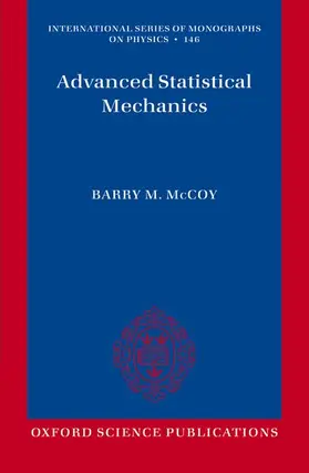 McCoy |  Advanced Statistical Mechanics | Buch |  Sack Fachmedien