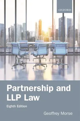 Morse |  Partnership and Llp Law 8e | Buch |  Sack Fachmedien