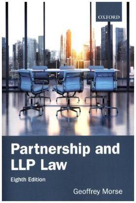 Morse | Morse, G: Partnership and Llp Law 8e | Buch | sack.de