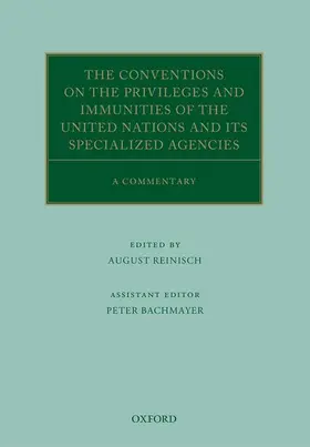 Reinisch |  CONVEN PRIV & IMMUN UN SPEC | Buch |  Sack Fachmedien