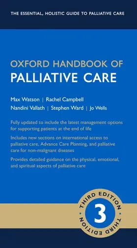 Watson / Ward / Vallath |  Oxford Handbook of Palliative Care | Buch |  Sack Fachmedien