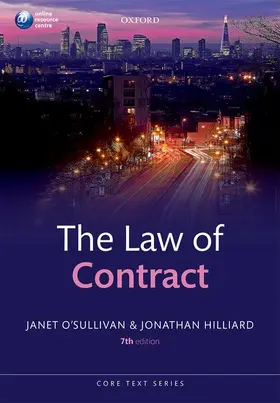 O'Sullivan / Hilliard |  Law of Contract 7/E | Buch |  Sack Fachmedien