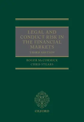 McCormick / Stears |  Legal and Conduct Risk in the Financial Markets | Buch |  Sack Fachmedien