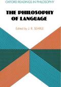 Searle |  The Philosophy of Language | Buch |  Sack Fachmedien