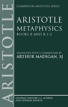 Aristotle / Madigan | Metaphysics | Buch | 978-0-19-875106-9 | sack.de