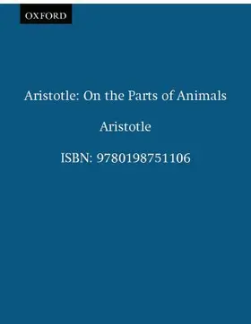Lennox / Aristotle |  Aristotle | Buch |  Sack Fachmedien