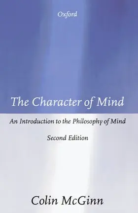 McGinn |  The Character of Mind | Buch |  Sack Fachmedien