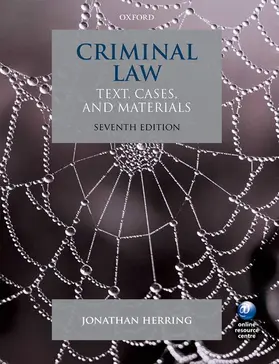 Herring |  Criminal Law | Buch |  Sack Fachmedien
