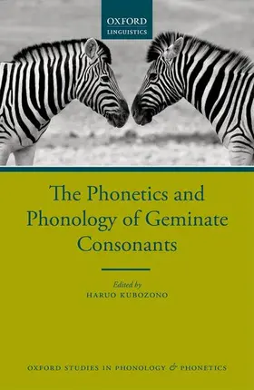Kubozono |  The Phonetics and Phonology of Geminate Consonants | Buch |  Sack Fachmedien