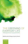 Meyer / Kersten |  The Greening of Everyday Life | Buch |  Sack Fachmedien