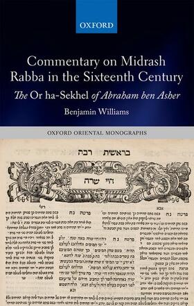 Williams | Commentary on Midrash Rabba in the Sixteenth Century | Buch | 978-0-19-875923-2 | sack.de