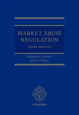 Swan / Virgo |  Market Abuse Regulation | Buch |  Sack Fachmedien