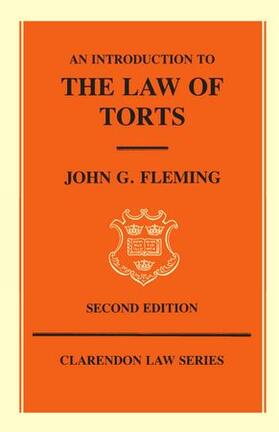 Fleming |  An Introduction to the Law of Torts | Buch |  Sack Fachmedien