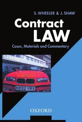 Wheeler / Shaw |  Contract Law | Buch |  Sack Fachmedien