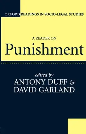 Duff / Garland |  A Reader on Punishment | Buch |  Sack Fachmedien