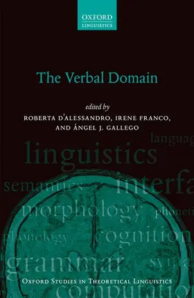 D'Alessandro / Franco / Gallego |  The Verbal Domain | Buch |  Sack Fachmedien