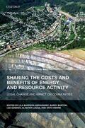 Barrera-Hernandez / Barrera-Hernández / Barton |  Sharing the Costs and Benefits of Energy and Resource Activity | Buch |  Sack Fachmedien