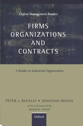 Buckley / Michie |  Firms, Organizations and Contracts | Buch |  Sack Fachmedien