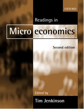 Jenkinson |  Readings in Microeconomics | Buch |  Sack Fachmedien