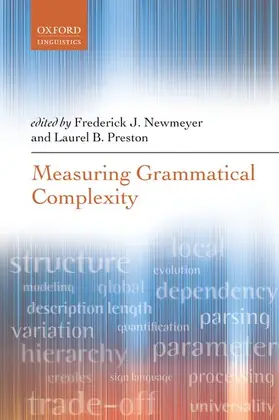 Newmeyer / Preston |  Measuring Grammatical Complexity | Buch |  Sack Fachmedien