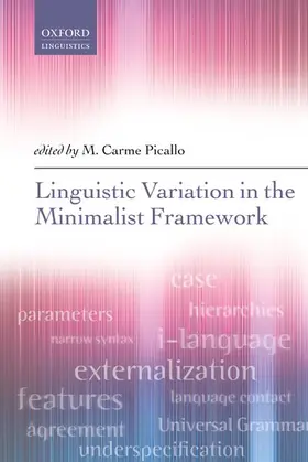 Picallo |  Linguistic Variation in the Minimalist Framework | Buch |  Sack Fachmedien