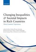 Nolan / Salverda / Checchi |  Changing Inequalities and Societal Impacts in Rich Countries: Thirty Countries' Experiences | Buch |  Sack Fachmedien
