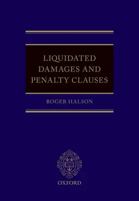 Halson |  Liquidated Damages and Penalty Clauses | Buch |  Sack Fachmedien