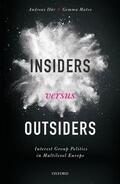Dur / Dür / Mateo |  Insiders Versus Outsiders: Interest Group Politics in Multilevel Europe | Buch |  Sack Fachmedien