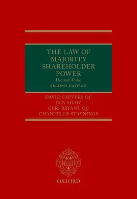 Chivers QC / Shaw / Bryant QC |  Law of Majority Shareholder Power | Buch |  Sack Fachmedien